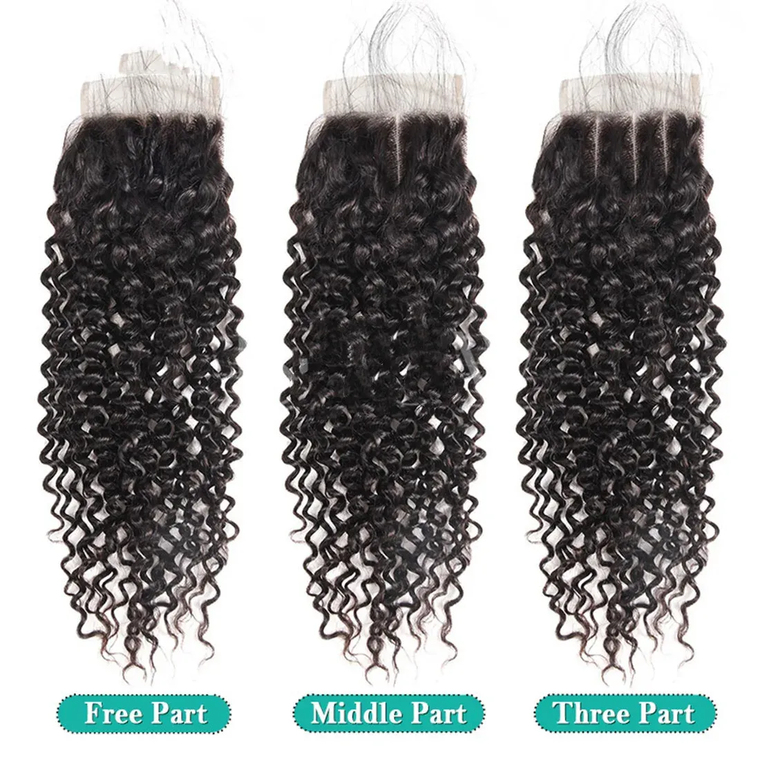 Perruque en cheveux humains noir 22" tissage – Noir naturel · Libreville (8/8)